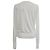Top de punto estilo wrap de Diane Von Furstenberg en algodón blanco Crudo - vista 3