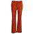 Pantalones acampanados Theory en algodón naranja