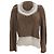 Comme Des Garcons Verzierte braune Wollpullover von Tricot Comme des Garçons Rot