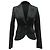 Autre Marque Blazer de un solo botón Alexander McQueen en algodón negro