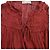 Blusa com babados Mila em poliéster vermelho da Ulla Johnson Bordeaux - vista 5