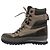 Stivali da trekking con lacci Moncler in pelle e camoscio marrone Rosso - vista 4