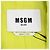 Msgm Blazer monopetto con tasche in lino verde lime - vista 4