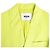 Msgm Blazer monopetto con tasche in lino verde lime - vista 5