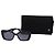 Timeless Gafas de sol cuadradas con marco de acetato negro y acento de logo Chanel 5422-B - vista 4