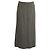 Falda midi recta Max Mara en lana gris
