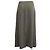Falda midi recta Max Mara en lana gris - vista 3