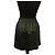 Minifalda de cuero verde oscuro Bottega Veneta - vista 3