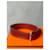 Hermès H leather dog collar red palladium  - view 4