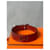 Hermès H leather dog collar red palladium  - view 6