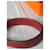 Hermès H leather dog collar red palladium  - view 8