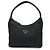 Pochette Borsa Triangolo Prada - Borsa in Nylon Nera (Nero)