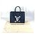 Borsa OnTheGo MM Sailor's Knot Nautical di Louis Vuitton Bianco Blu navy - vista 15