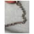Hermès L'Orange Leather Bag Charm Silver Chain  - view 11