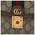 Borsa Gucci Ophidia Top Handle Flap in tela GG Supreme Marrone - vista 4
