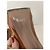 Gucci Open Toe Absatz Schuhe Camel Lackleder Kamel - Ansicht 6