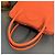 Borsa Hermès Lovecraft 31 in pelle Arancio Arancione - vista 5
