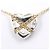 Collana Cuore Incrociato Tiffany & Co. Argento D'oro - vista 3