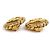 Vintage Metall Gold Clip Ohrringe von Chanel Golden - Ansicht 4