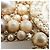 Chanel Goldbrosche mit Kunstperle Golden - Ansicht 5