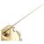 Chanel Goldbrosche mit Kunstperle Golden - Ansicht 8