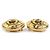 Timeless Vintage Gold Clip Ohrringe von Chanel Golden - Ansicht 3