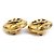 Timeless Vintage Gold Clip Ohrringe von Chanel Golden - Ansicht 4