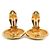 Timeless Vintage Gold Clip Ohrringe von Chanel Golden - Ansicht 6