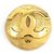 Spilla in metallo dorato vintage Chanel D'oro