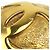 Spilla in metallo dorato vintage Chanel D'oro - vista 7