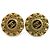 Orecchini a clip in metallo dorato Chanel D'oro