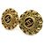 Orecchini a clip in metallo dorato Chanel D'oro - vista 2