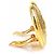 Timeless Vintage Gold Clip Ohrringe von Chanel Golden - Ansicht 2