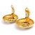 Timeless Vintage Gold Clip Ohrringe von Chanel Golden - Ansicht 5