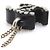 Collana in resina nera e metallo Chanel Nero - vista 4