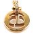 Collana oro e rosa chiaro Christian Dior D'oro - vista 4