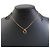 Collana oro e rosa chiaro Christian Dior D'oro - vista 7