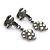 Orecchini a goccia in metallo gunmetal Chanel Metallico - vista 2
