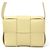 Cassette Borsa a spalla in pelle beige Bottega Veneta - vista 3
