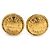 Timeless Vintage Gold Clip Ohrringe von Chanel Golden