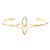 Bracciale charm placcato oro Louis Vuitton D'oro