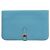 Hermès Dogon Duo Langbörse Blau
