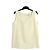 Chanel circa 1990 Top de Seda Ecru FR38 Top de Seda Ecru Blusa Sin Mangas UK10 US8 Crudo