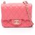 Borsa a Spalla Chanel Mini Matelassé in Pelle di Agnello Rosa