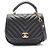 Timeless Borsa Chanel Chevron V-Stitch Nero