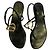 Sandali Gucci in pelle verniciata nera con cuore GG Nero