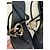 Sandali Gucci in pelle verniciata nera con cuore GG Nero - vista 3