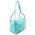 Borsa a Spalla Hermès Lindy 26 Blu Verde - vista 2