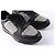 Sneakers Gucci Runner in pelle nera e feltro grigio Nero - vista 2