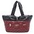 Borsa tote reversibile Chanel Coco Cocoon MM Nero Bordò - vista 6